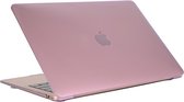 Apple MacBook Air 13 (2018-2020) Case - Mobigear - Glossy Serie - Hardcover - Roze - Apple MacBook Air 13 (2018-2020) Cover