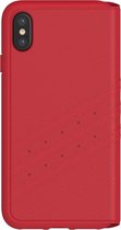 adidas Booklet Case Suede flipcover iPhone X XS - Rood