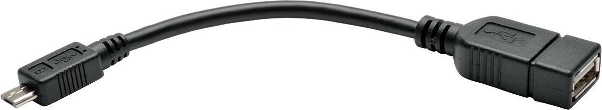 Tripp Lite U052-06N USB-kabel 0,15 m Micro-USB B USB A Zwart