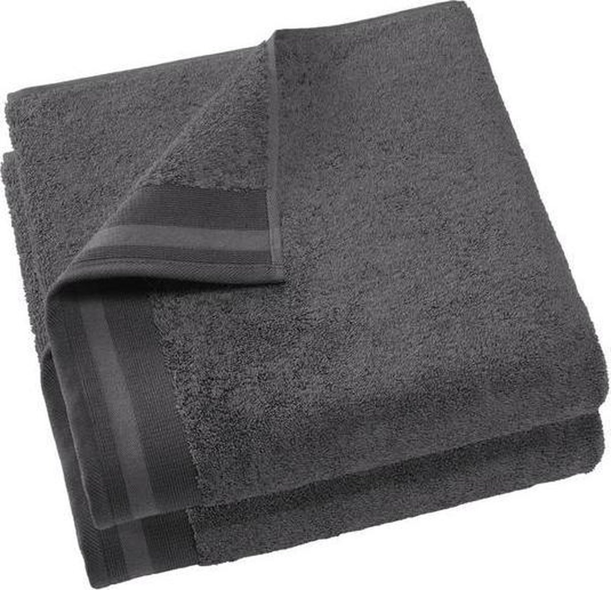 De Witte Lietaer handdoek Excellence 50x100 dark grey