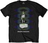 Imagine Dragons - Zig Zag Heren T-shirt - M - Zwart