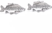 Boutons de manchette - poisson carpe miroir pêche à la carpe pêche sportive UK Made