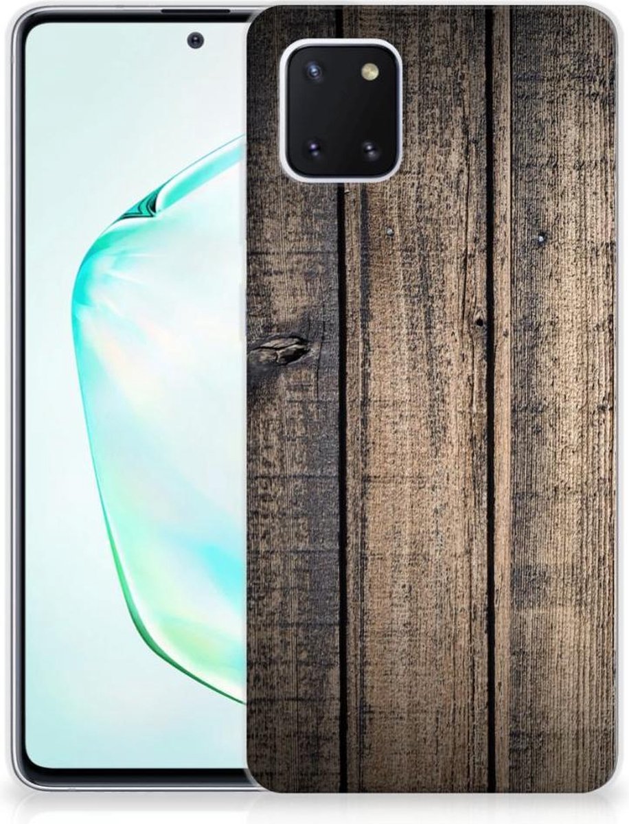 Samsung Galaxy Note 10 Lite Bumper Hoesje Steigerhout