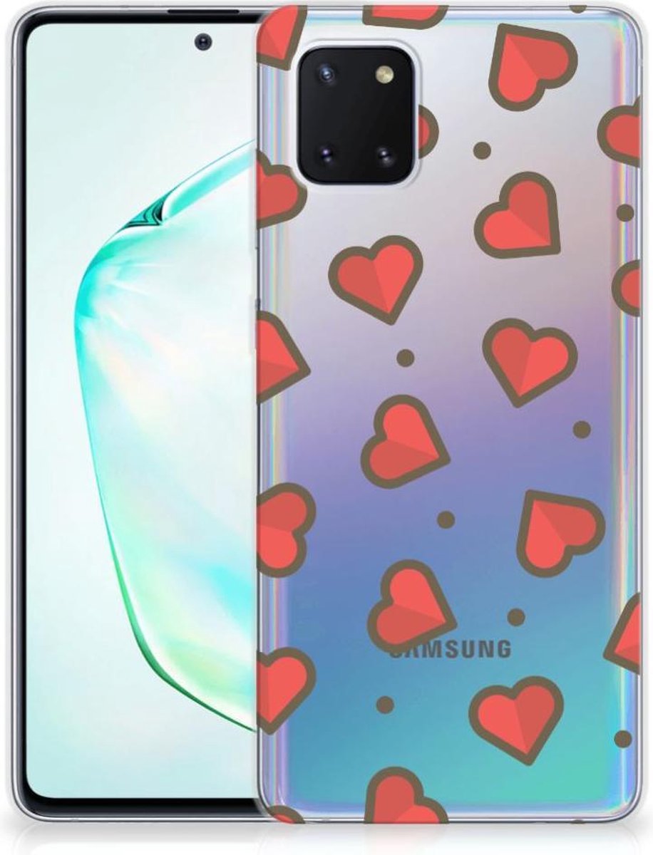 Samsung Galaxy Note 10 Lite TPU bumper Hearts