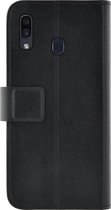 Azuri Samsung Galaxy A20e hoesje - Walletcase - Zwart