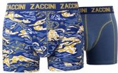 Zaccini Heren boxershort 2-pak Planes  - XL  - Groen