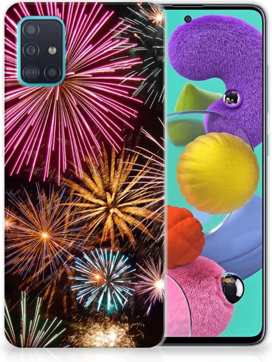 Samsung Galaxy A51 Silicone Back Cover Vuurwerk