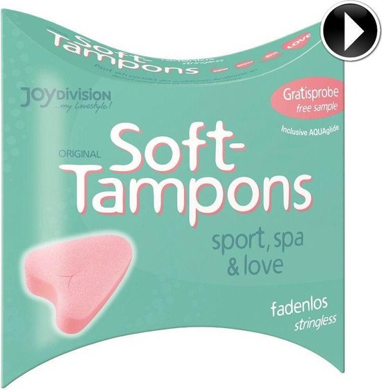 Tampons souples - tampons pour le sport - natation - sauna / sexe / jouets  érotiques | bol.com