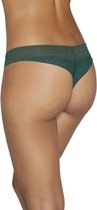 Tanga slip Ysabelle Mora | vital green fantasia | S