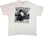 Disturbed Heren Tshirt -XL- Sketch Wit