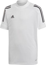 Adidas Condivo 20 - T-Shirt Kinderen - Wit - Maat 176