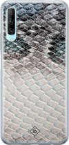Huawei P Smart Pro hoesje siliconen - Oh my snake | Huawei P Smart Pro case | zwart | TPU backcover transparant