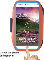 Universele Sportarmband Smartphone 5.5 Inch Oranje