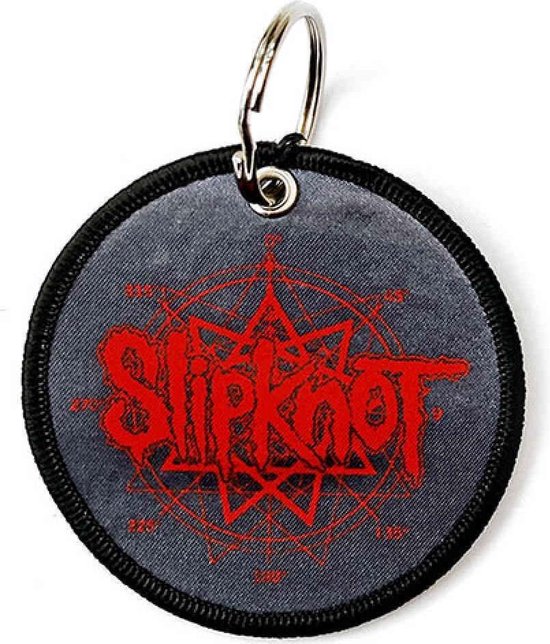 Slipknot - Logo & Nanogram Sleutelhanger - Zwart