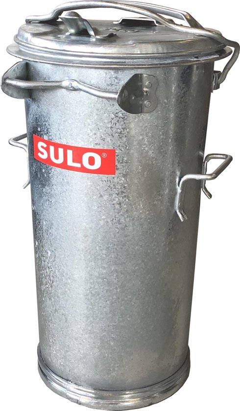 inval boiler Pech Staalverzinkte afvalemmer 50 liter met beugel | bol.com