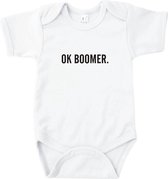 Rompertjes baby met tekst - Love Heart - Romper wit - Maat 74/80