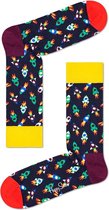 Happy Socks Heren Sokken | Rocket Sokken ROC01-6500 - DE start-up sok voor mannen - 41-46
