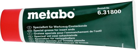 Metabo 631800000 Speciaal vet voor het smeren van schachtuiteinden