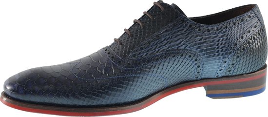 Floris Van Bommel Heren Nette Schoenen 19104 - Blauw | bol.com