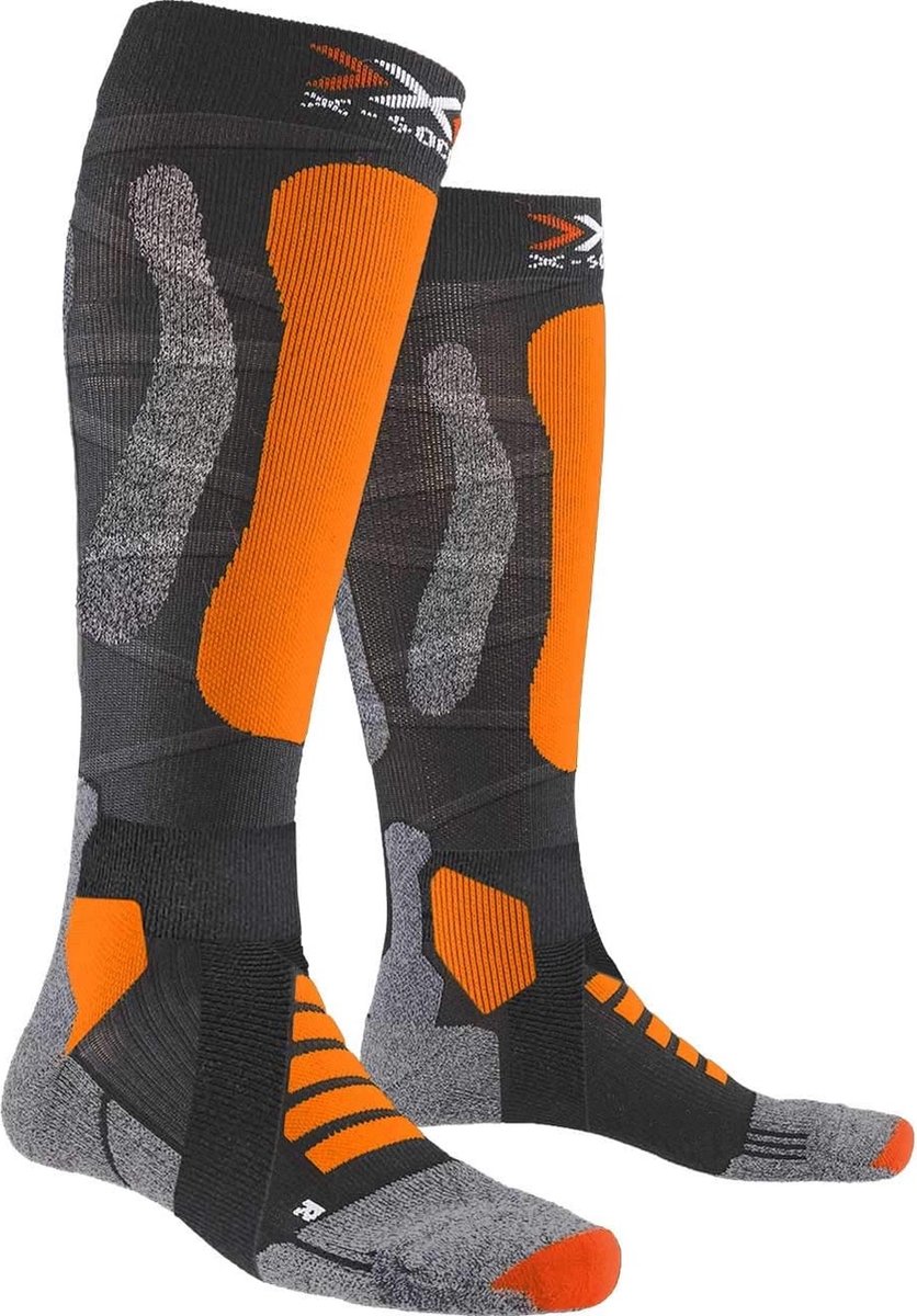 X-socks Skisokken Touring 4.0 Polyamide/wol Grijs