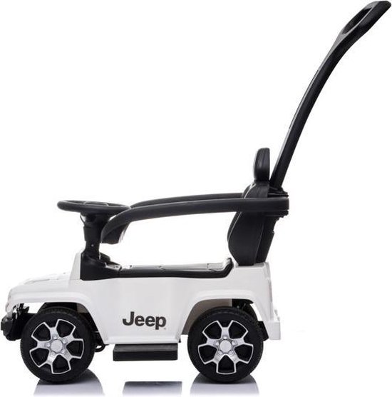 Jeep Rubicon, loopauto en duw auto, 2 in 1 Loopwagen voor kinderen
