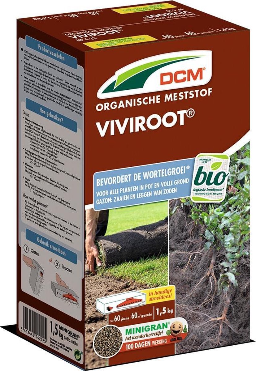 Viviroot wortelgroei bevorderaar DCM 1,5 kg