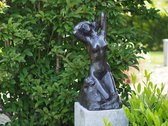 Decoratief Beeld - Toilette De Venus Rodin - Kunststof - Bronzart - Multicolor - 30 X 63 Cm