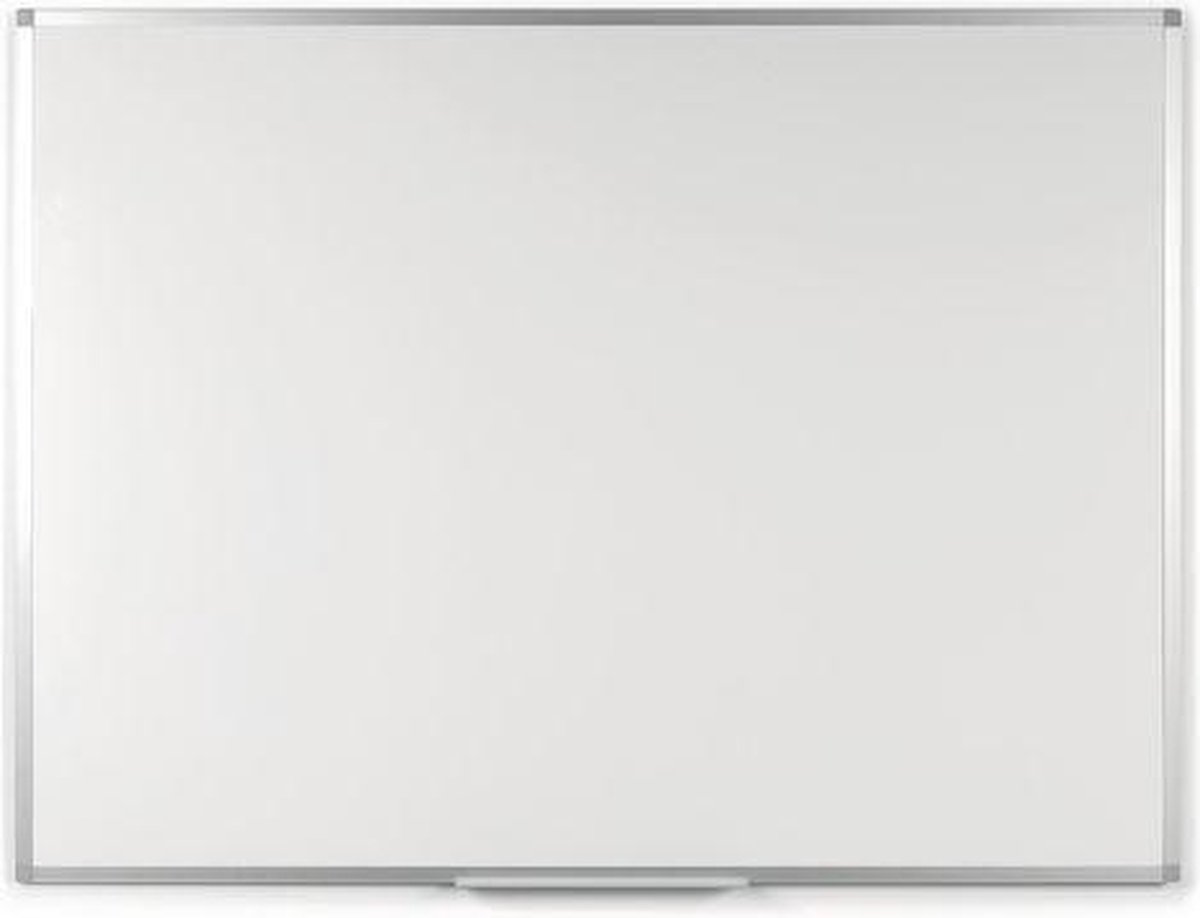 Staples Whiteboard - 120x90cm - metaal - wit - 1 stuks
