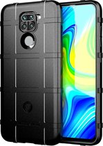 Hoesje voor Xiaomi Redmi Note 9s - Beschermende hoes - Back Cover - TPU Case - Zwart