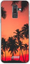 Samsung Galaxy J8 (2018) Hoesje Transparant TPU Case - Coconut Nightfall #ffffff