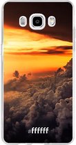Samsung Galaxy J5 (2016) Hoesje Transparant TPU Case - Sea of Clouds #ffffff
