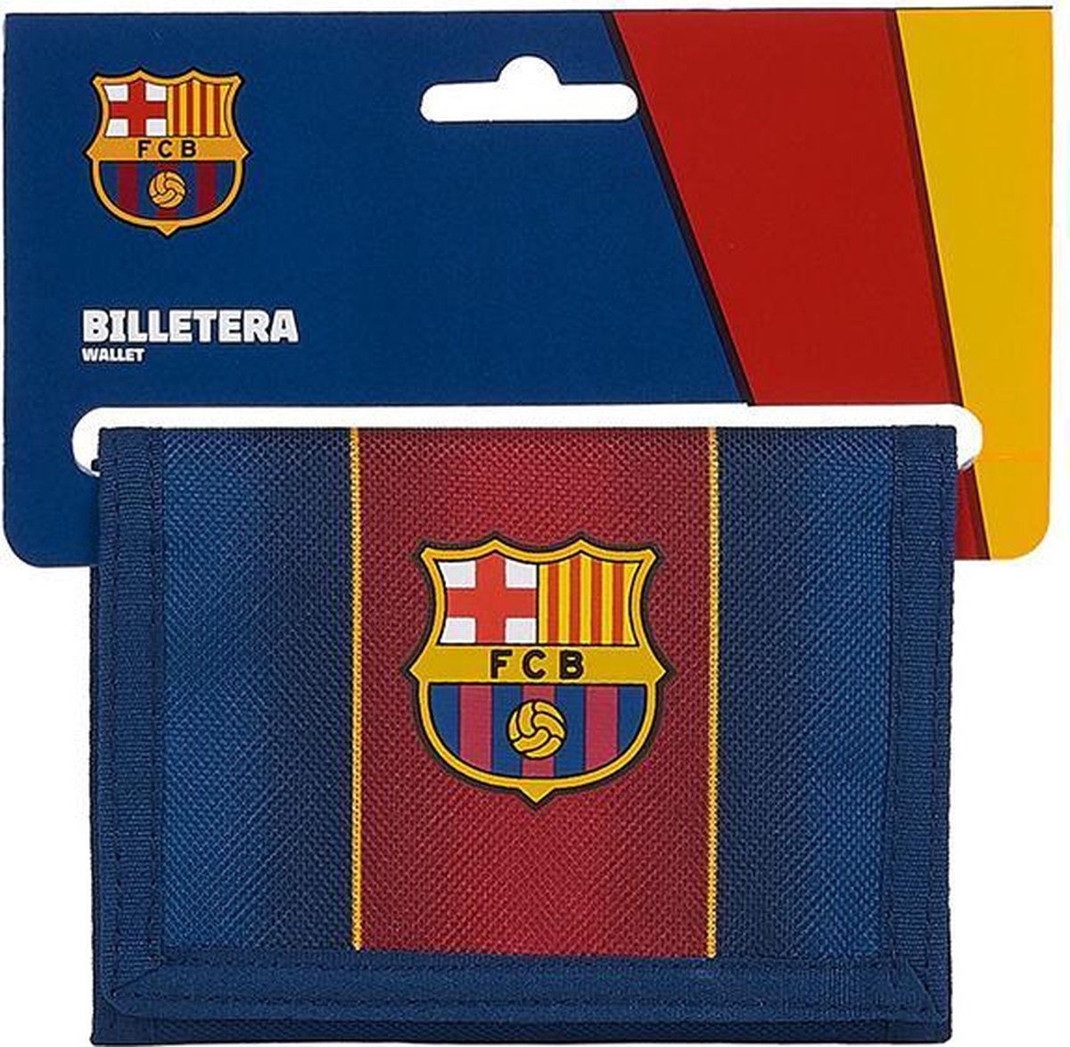 Portefeuille FC Barcelona Barca - 12,5 x 9,5 cm - Multi | bol.com