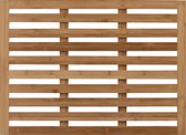 Tapis de bain antidérapant en bambou 4goodz 62x45cm - tapis de pied en bois