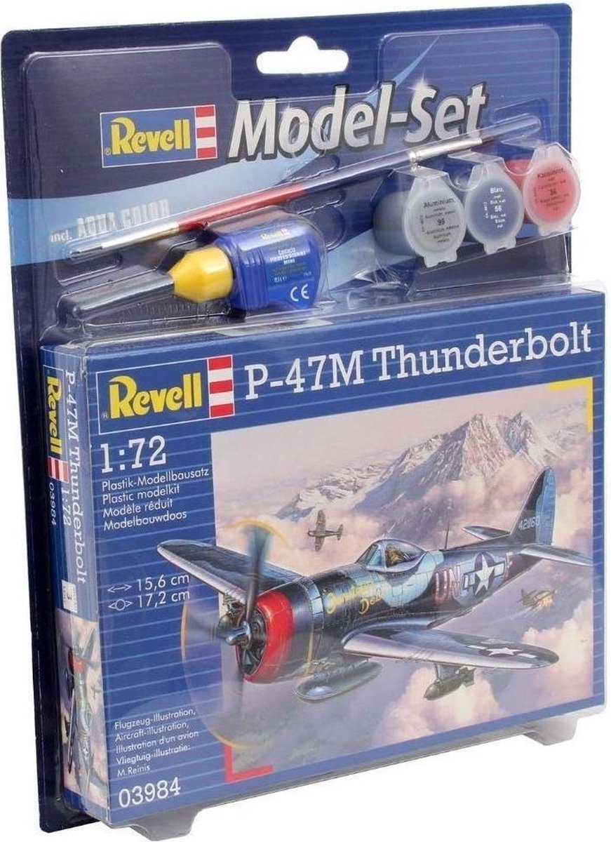 Revell Modelbouwset P-47m Thunderbolt 172 Mm Schaal 1:72