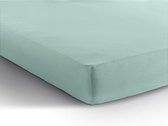 Comfortabele Jersey Lits-jumeaux Hoeslaken Pastel Blauw | 160/180x200 | Zacht En Dichtgebreid | Rondom Elastiek