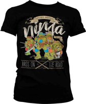 Teenage Mutant Ninja Turtles Dames Tshirt -S- Bros On The Road Zwart