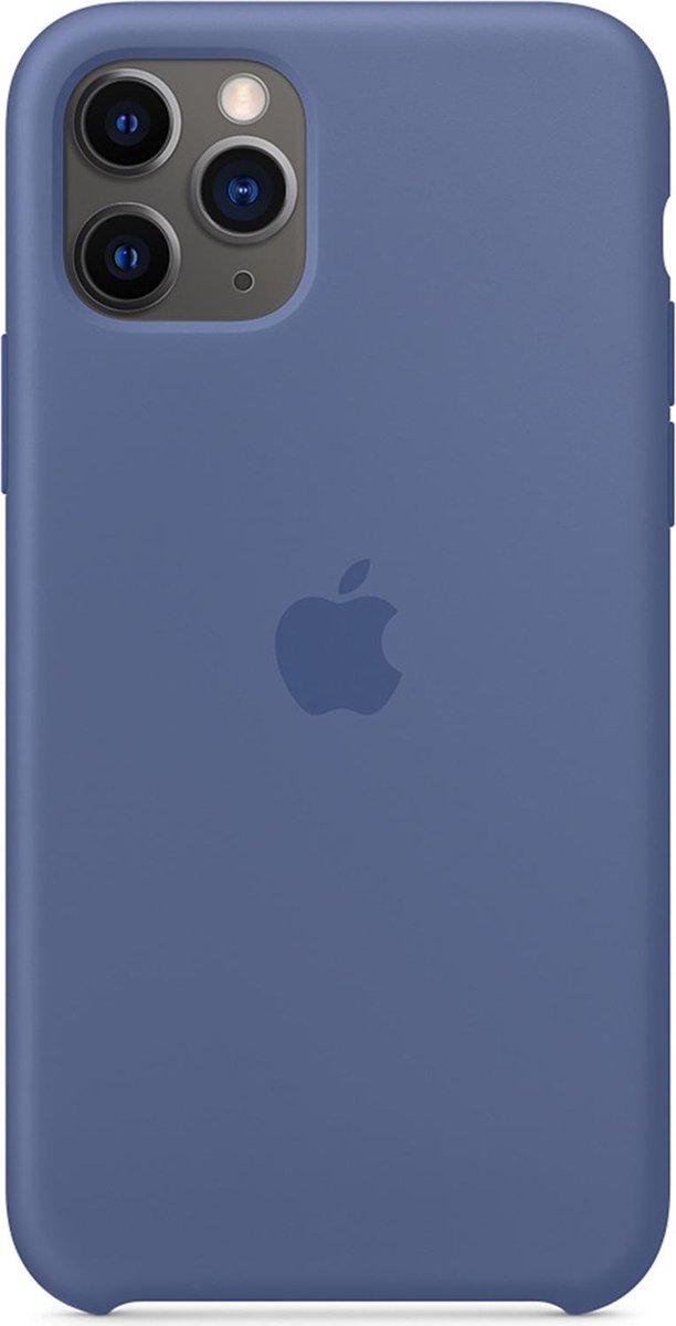 Apple Silicone Backcover Hoesje - voor Apple iPhone 11 Pro - Linen Blue