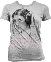 STAR WARS - T-Shirt GIRL Princess Leia - White (XXL)