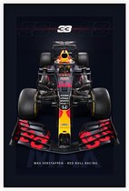 Max Verstappen (Red Bull Racing F1 2020) - Foto op Akoestisch paneel - 100 x 150 cm