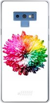 Samsung Galaxy Note 9 Hoesje Transparant TPU Case - Rainbow Pompon #ffffff