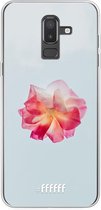 Samsung Galaxy J8 (2018) Hoesje Transparant TPU Case - Rouge Floweret #ffffff