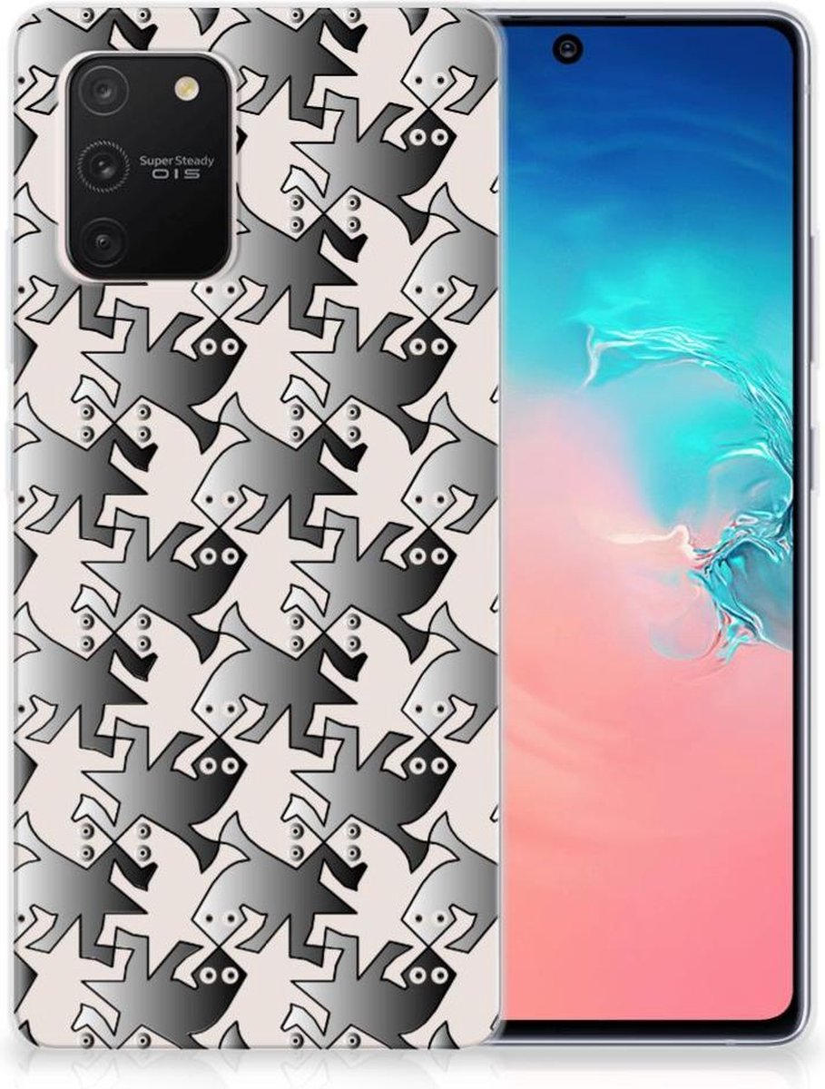 Samsung Galaxy S10 Lite TPU Hoesje Salamander Grey