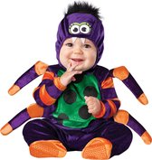 INCHARACTER - Spinnen kostuum voor baby's - Klassiek - 56/68 (0-6 maanden)