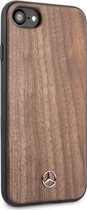 iPhone SE (2020)/8/7/6s/6 Backcase hoesje - Mercedes-Benz - Hout-look Walnotenhout - Hout