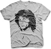 The Doors Heren Tshirt -XL- Jim Morrison - Portrait Grijs