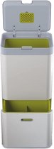 Joseph Joseph Intelligent Waste Prullenbak Totem - 60 L - Zilver Joseph Joseph Intelligent Waste Prullenbak Totem - 60 L - Zilver