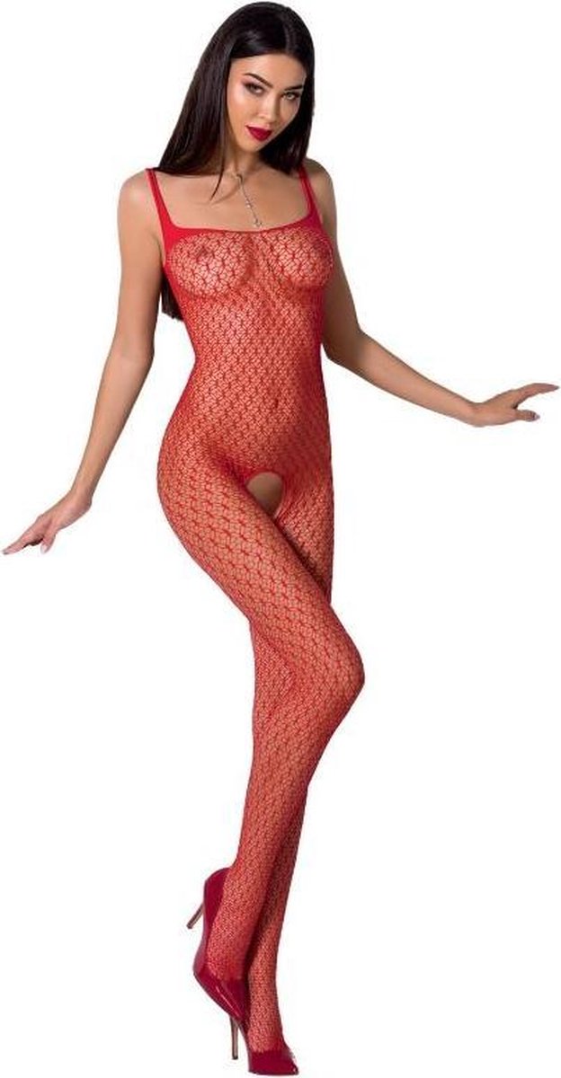 PASSION WOMAN BODYSTOCKINGS | Passion Woman Bs071 Bodystocking - Red One Size