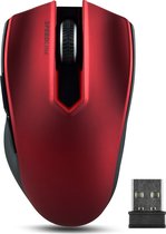 Speedlink EXATI Auto DPI Wireless Mouse (Zwart/Rood)