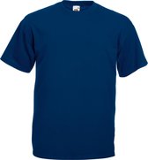 Fruit Of The Loom Heren Valueweight T-shirt met korte mouwen (Marine)