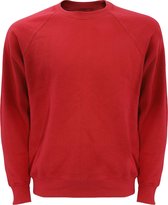 Fruit Of The Loom Heren Raglan Mouwen Belcoro® Sweatshirt (Rood)